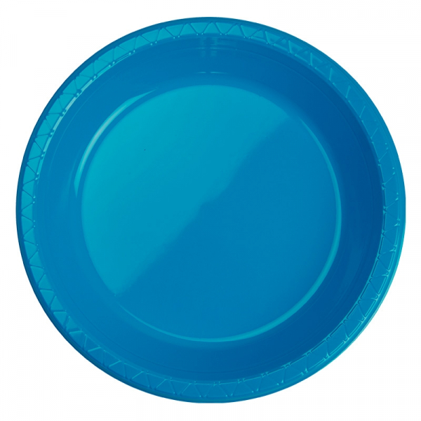 Five Star Round Banquet Plate 26cm Electric Blue 20PK