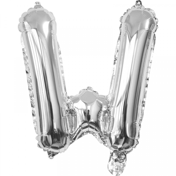 35cm 14 Inch Silver Foil Balloon W