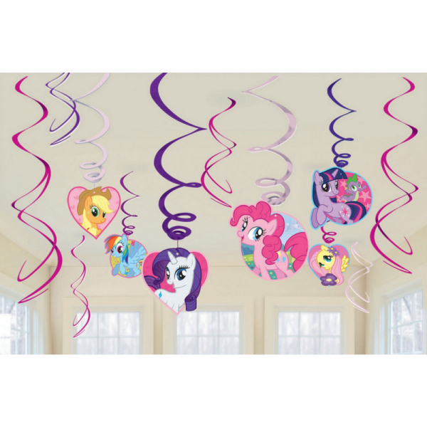My Little Pony Friendship Swirl Decoration Value Pack 12PK