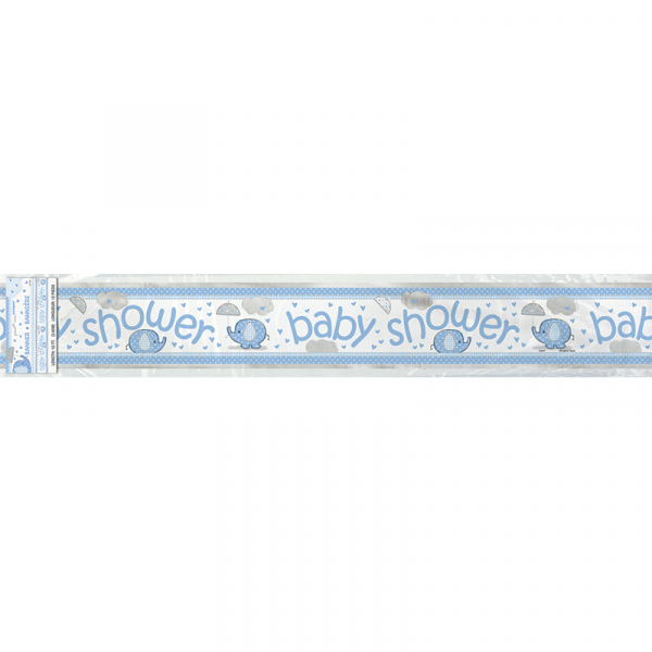 Umbrellaphants Blue Foil Banner