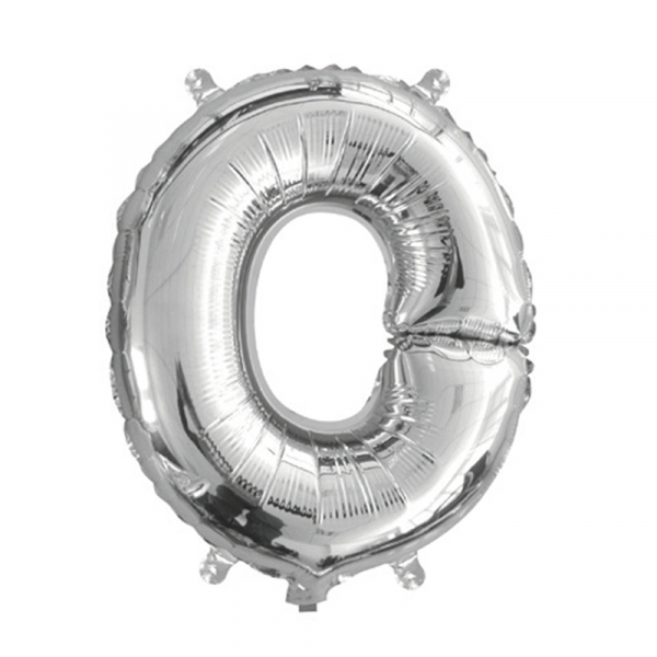 35cm 14 Inch Silver Foil Balloon O