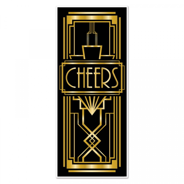 Great 20's Cheers Door Cover