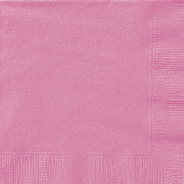 Beverage Napkins Hot Pink 20PK