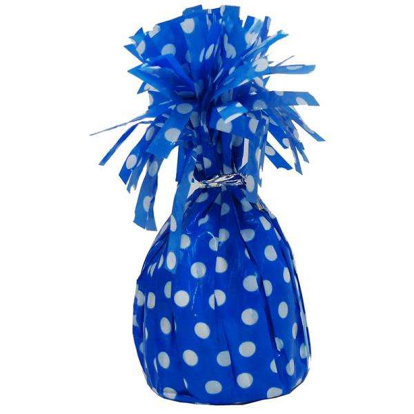 Polka Dots Balloon Weight Royal Blue