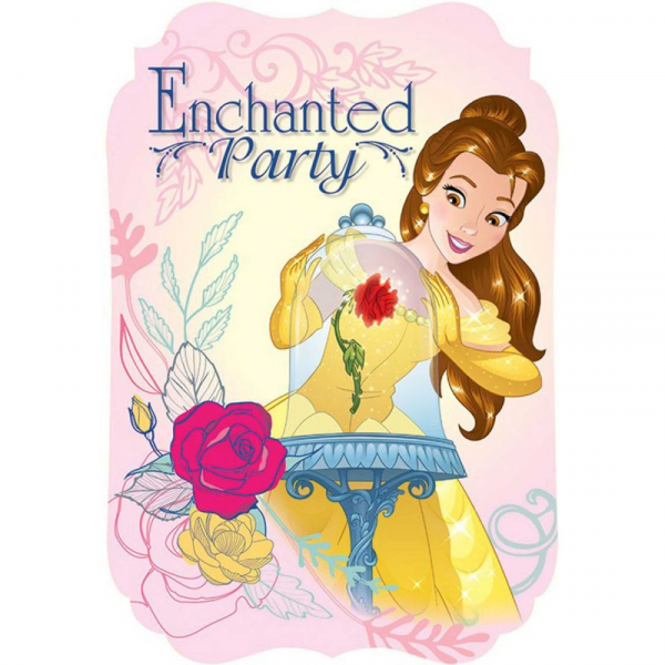 Beauty And The Beast Invitations 8PK