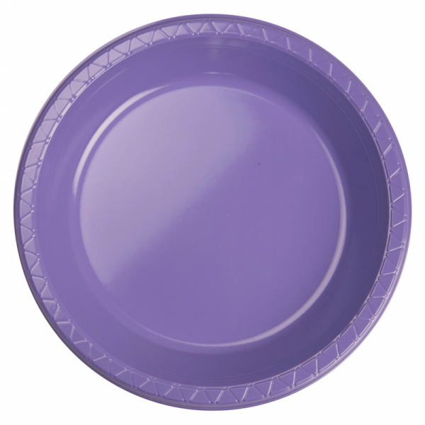 Five Star Round Banquet Plate 26cm Lilac 25PK