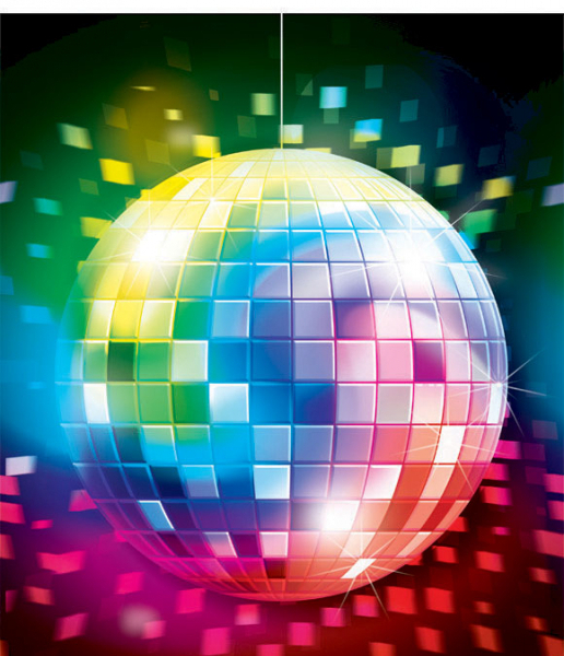 Disco Fever Plastic Tablecover