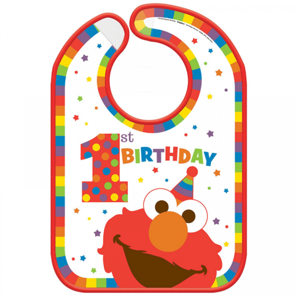 Elmo Turns One Bib