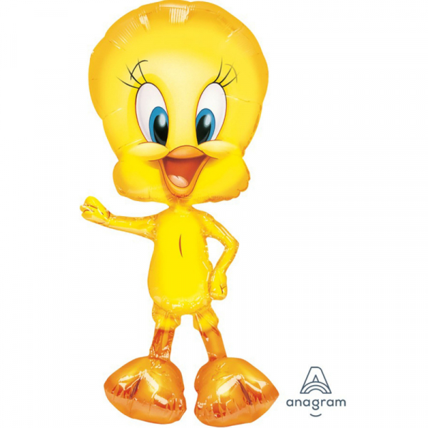 Airwalker Tweety Inflated with Helium