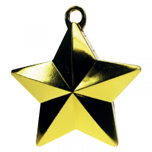 Balloon Weight Star Gold