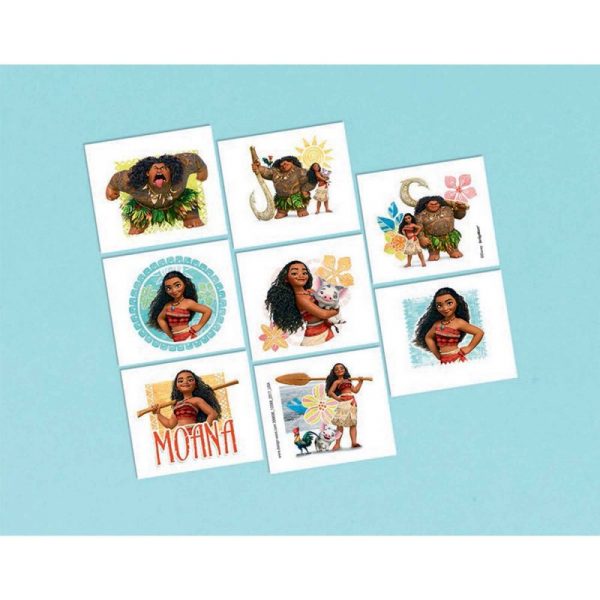 Moana Tattoos 8PK