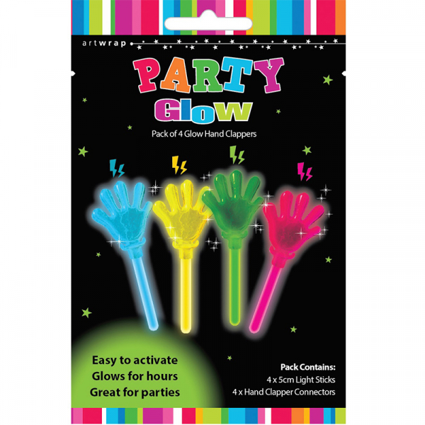 Glow Favours Clapper 4PK