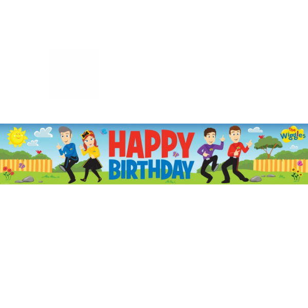 The Wiggles Plastic Banner