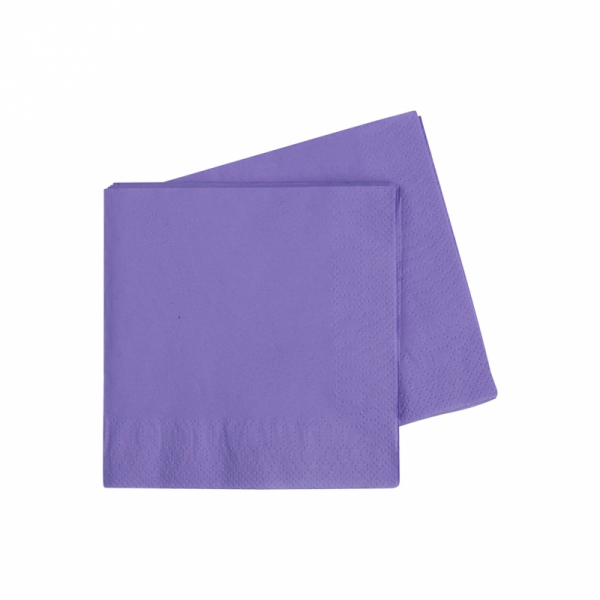 Five Star Cocktail Napkin 25cm Lilac 40PK