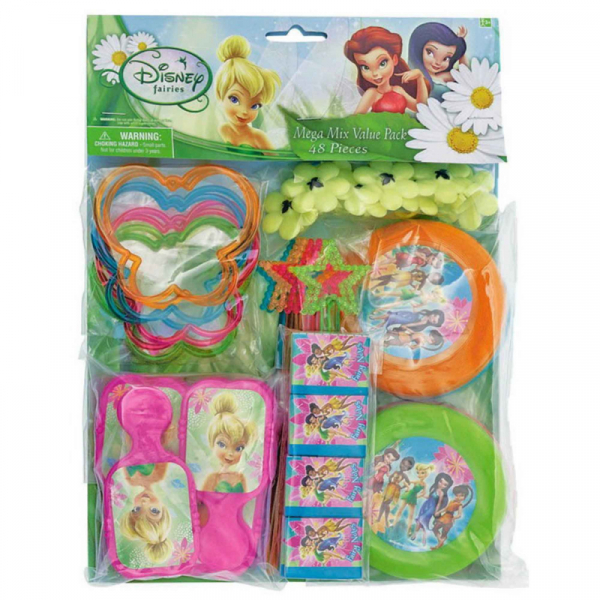 Tinker Bell Best Friend Fairies Mega Mix Value Pack Favors 48PK