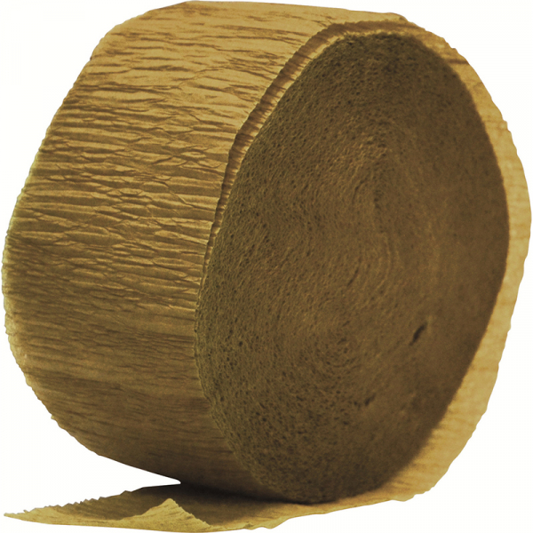 Crepe Paper Streamer 24M Metallic Gold