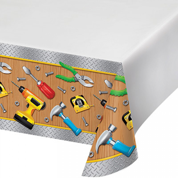 Handyman Tools Tablecover Border Print