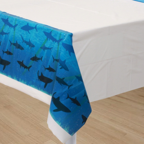 Shark Splash Plastic Tablecover