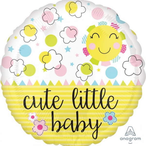 45cm Standard Foil Balloon Cute Little Baby Sunshine