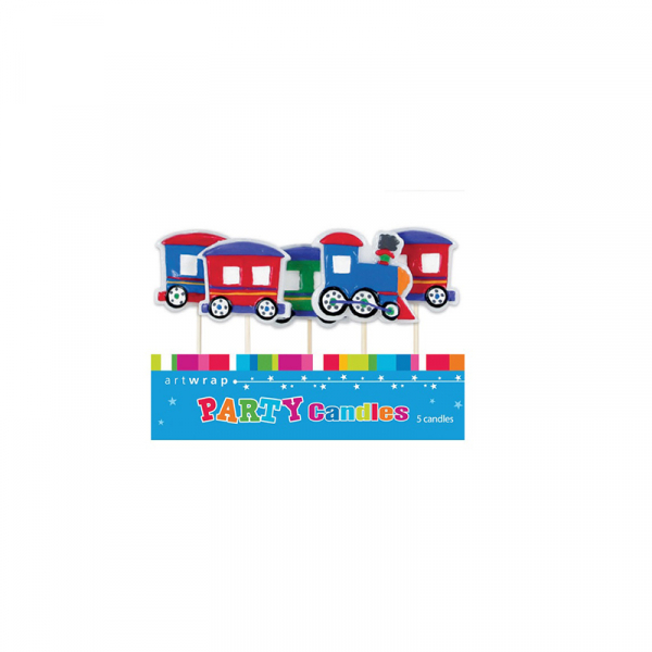 Trains Candle 5PK