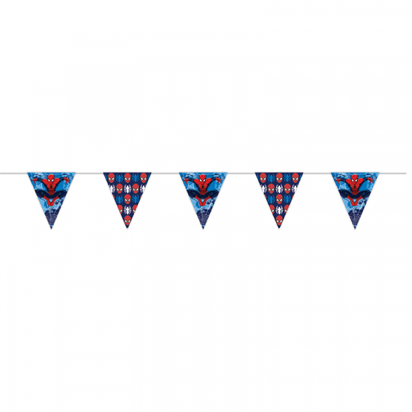 Spiderman Bunting Flag