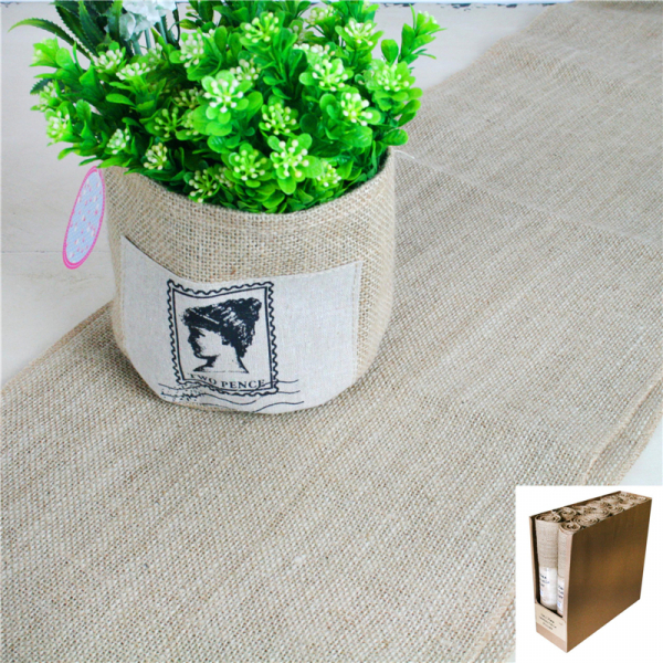 Hessian Table Runner 30cm X 2M