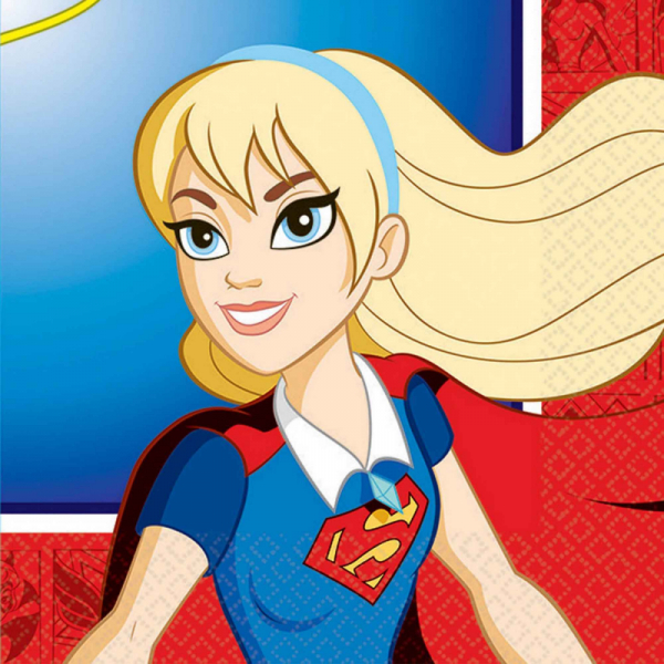 DC Superhero Girls Beverage Napkins 16PK