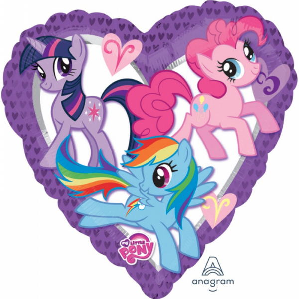 My Little Pony Heart 45cm Standard Foil Balloon