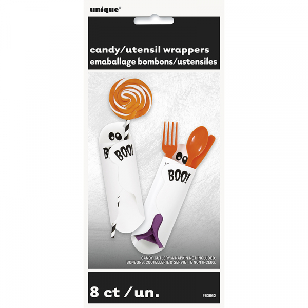 Ghost Candy Utensil Wrapper 8PK