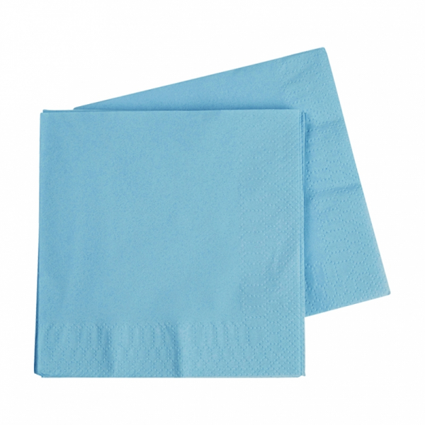 Five Star Lunch Napkin 33cm Pastel Blue 40PK