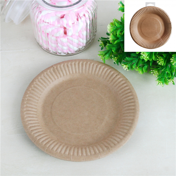 Kraft 18cm Paper Plates 12PK