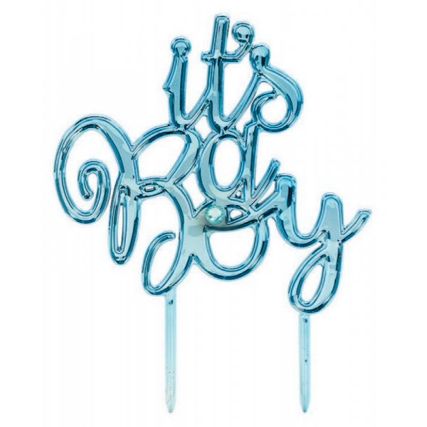 Cake Topper Boy Plastic