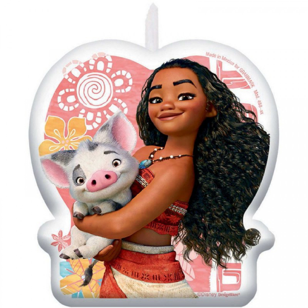 Moana Birthday Candle