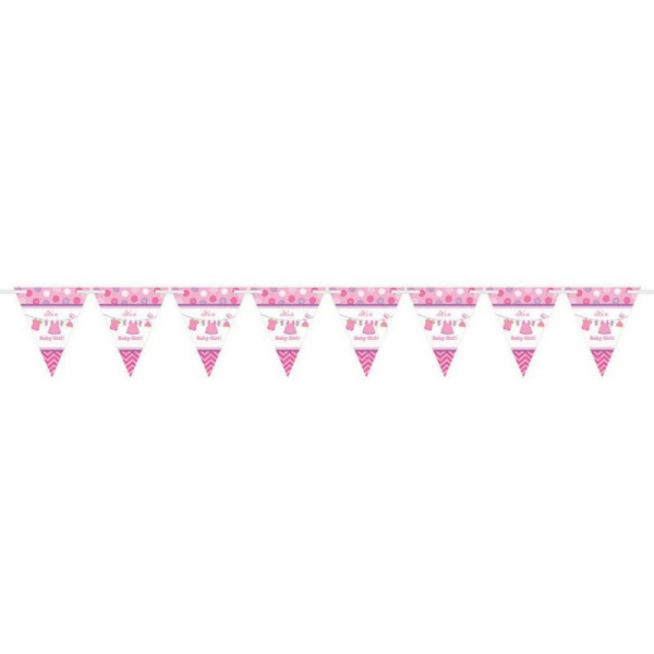 Shower with Love Girl Pennant Banner