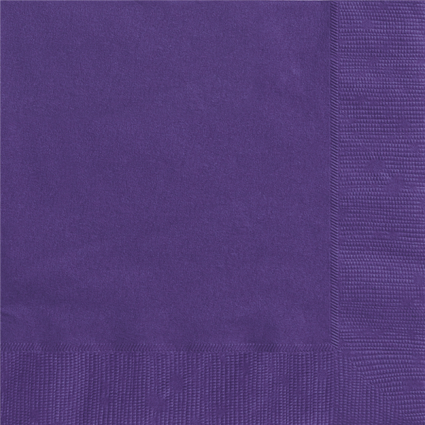 Luncheon Napkin Purple 20PK