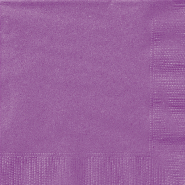 Lunch Napkins Purple 20PK