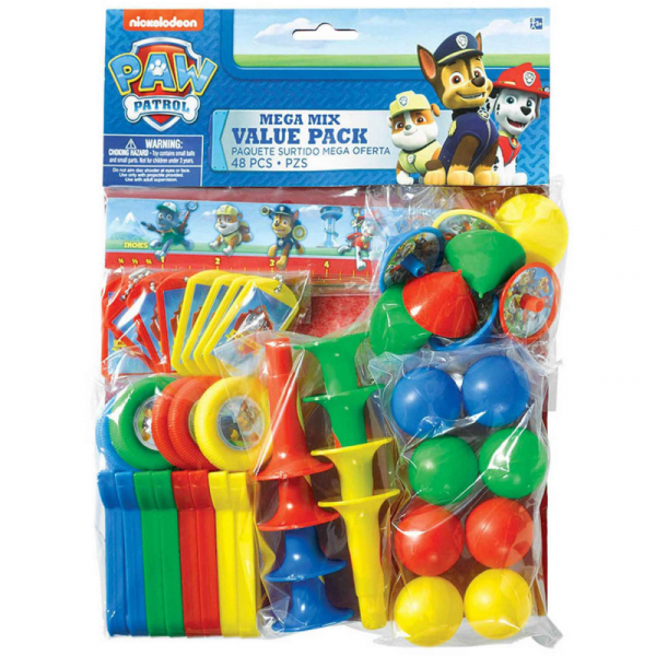 Paw Patrol Mega Mix Value Pack Favors 48PK