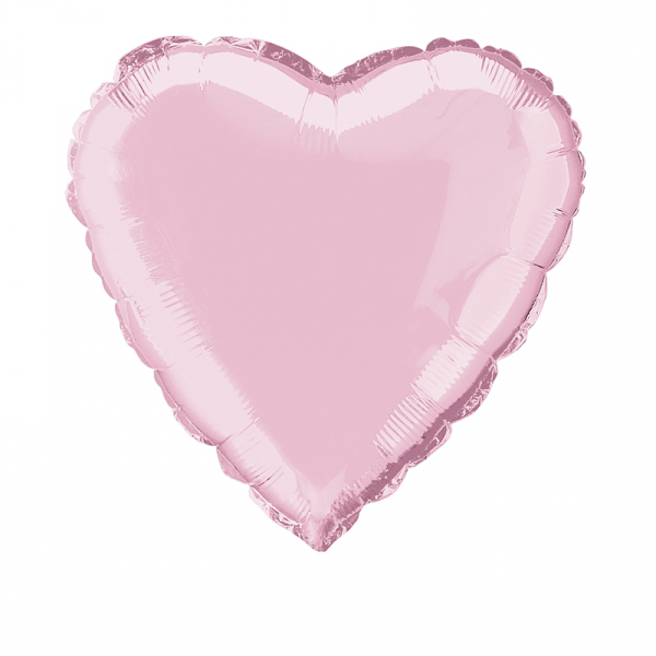 Heart 45cm Foil Balloon Pastel Pink