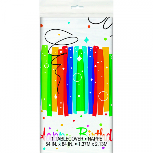 Rainbow Ribbons Tablecover