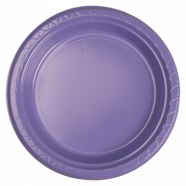 Five Star Round Dinner Plate 22cm Lilac 20PK