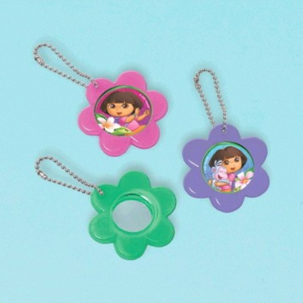 Dora's Flower Adventure Mirror Keychain Favor 12PK