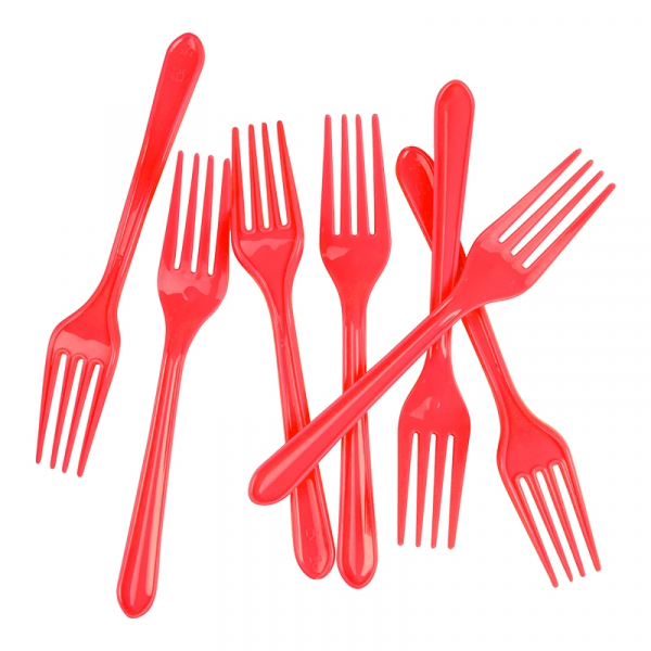 Five Star Dessert Fork Coral 20PK