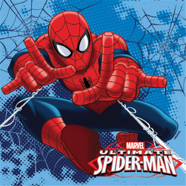 Spiderman Napkins 20PK