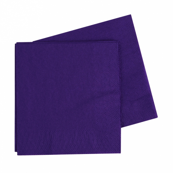 Five Star Lunch Napkin 33cm Purple 40PK