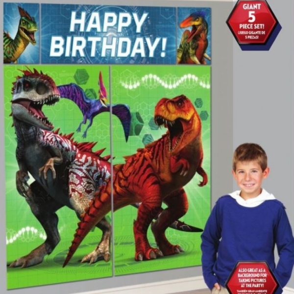 Jurassic World Scene Setter Wall Decorations Kit 5PK