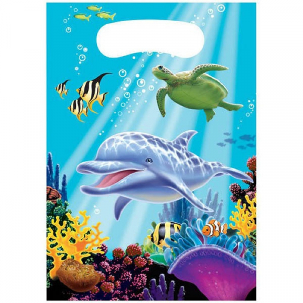 Ocean Party Loot Bags 8PK