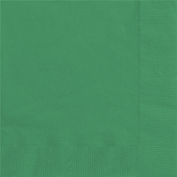 Beverage Napkins Green 20PK