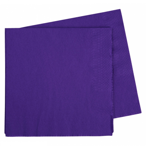 Five Star Dinner Napkin 40cm Purple 40PK