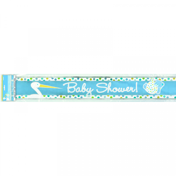 Boy Stork Foil Banner