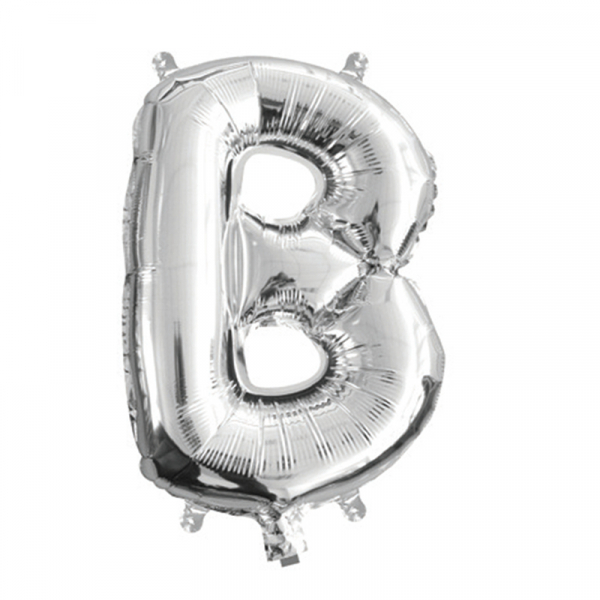 35cm 14 Inch Silver Foil Balloon B